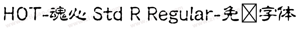 HOT-魂心 Std R Regular字体转换